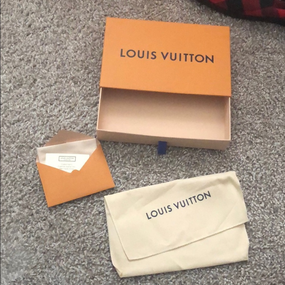 LV box, dust bag, cleaning cloth ONLY
